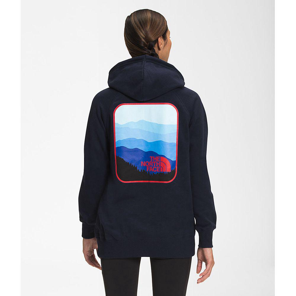 The North Face Parks Pullover Γυναικεια Φούτερ Hoodie - Σκουρο Μπλε (GZMC32579)